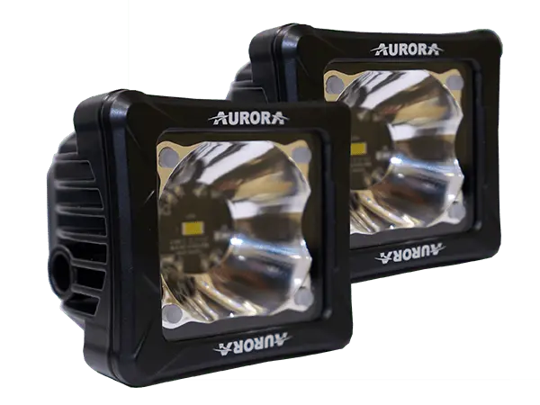 Светодиодная фара Aurora (к-кт) ALO-D3-2-P23-RGB-2 + RGB