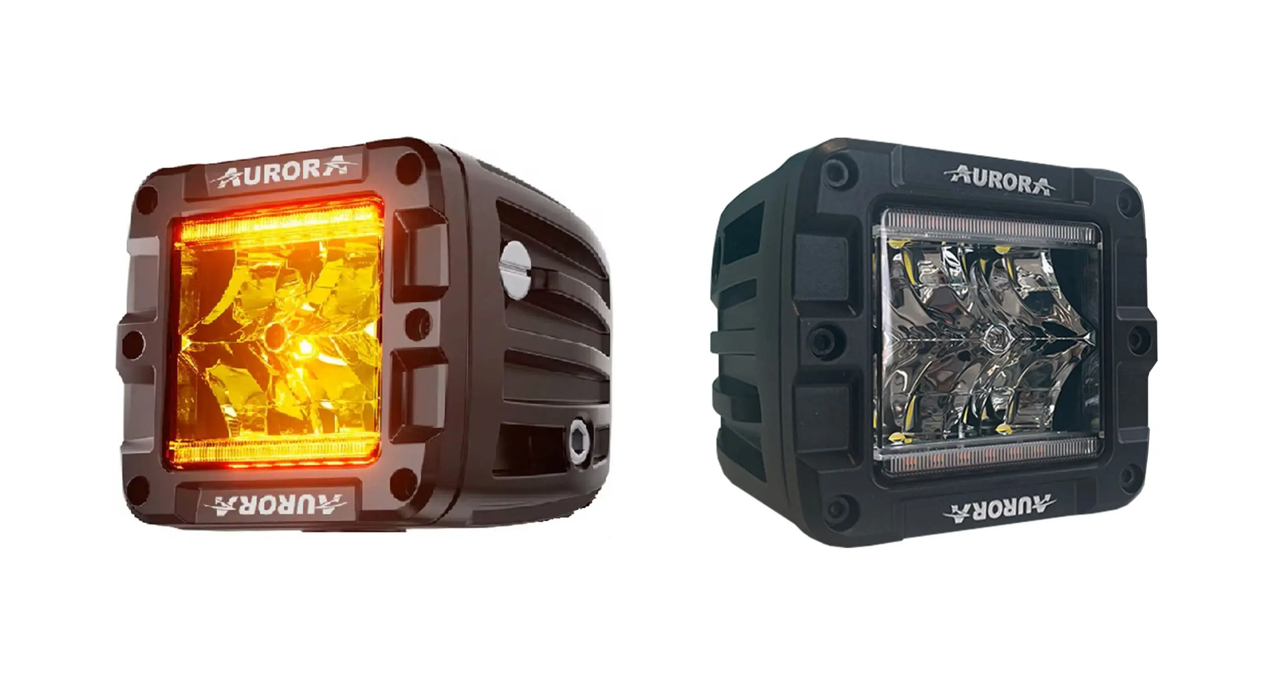 Светодиодная фара «Aurora» (A)Amber, (W)White